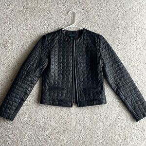 QUILTED LEATHER JACKET
